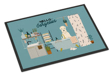 Load image into Gallery viewer, Soft Coated Wheaten Terrier in Bathtub Doormat - 18x27 Decorative Floor Mat – Indoor/Outdoor Rug with Artistic Flair CK7483MAT