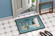 Load image into Gallery viewer, Bouvier des Flandres in Bathtub Doormat - 24x36 Decorative Floor Mat – Indoor/Outdoor Rug with Artistic Flair CK7496JMAT