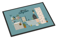 Load image into Gallery viewer, Black Cocker Spaniel in Bathtub Doormat - 18x27 Decorative Floor Mat – Indoor/Outdoor Rug with Artistic Flair CK7514MAT