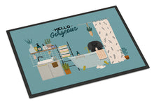Load image into Gallery viewer, Black Pekingese in Bathtub Doormat - 18x27 Decorative Floor Mat – Indoor/Outdoor Rug with Artistic Flair CK7529MAT