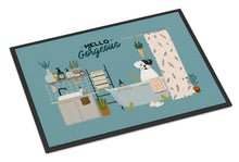 Load image into Gallery viewer, White Boxer in Bathtub Doormat - 24x36 Decorative Floor Mat – Indoor/Outdoor Rug with Artistic Flair CK7536JMAT