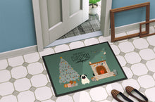 Load image into Gallery viewer, Cream Pug Christmas Everyone Doormat - 18x27 Decorative Floor Mat – Indoor/Outdoor Rug with Artistic Flair CK7567MAT