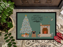 Load image into Gallery viewer, Brown Pug Christmas Everyone Doormat - 18x27 Decorative Floor Mat – Indoor/Outdoor Rug with Artistic Flair CK7568MAT