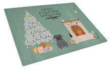 Load image into Gallery viewer, Black Pug Christmas Everyone Glass Cutting Boards – Durable, Decorative Kitchen Art Large CK7569LCB