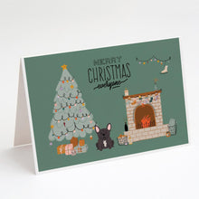 Load image into Gallery viewer, Brindle French Bulldog Christmas Everyone  Greeting Cards -  Blank Note Cards – 8-Pack of Artist-Designed Cards with Envelopes