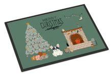 Load image into Gallery viewer, Piebald French Bulldog Christmas Everyone Doormat - 24x36 Decorative Floor Mat – Indoor/Outdoor Rug with Artistic Flair CK7574JMAT