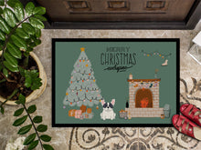 Load image into Gallery viewer, Piebald French Bulldog Christmas Everyone Doormat - 18x27 Decorative Floor Mat – Indoor/Outdoor Rug with Artistic Flair CK7574MAT