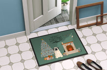 Load image into Gallery viewer, White Mastiff Christmas Everyone Doormat - 18x27 Decorative Floor Mat – Indoor/Outdoor Rug with Artistic Flair CK7580MAT