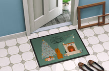 Load image into Gallery viewer, Karelian Bear Dog Christmas Everyone Doormat - 24x36 Decorative Floor Mat – Indoor/Outdoor Rug with Artistic Flair CK7585JMAT