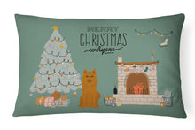 Load image into Gallery viewer, Karelian Bear Dog Christmas Everyone Canvas Fabric Decorative Pillow CK7585PW1216
