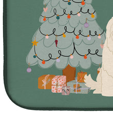 Load image into Gallery viewer, South Russian Sheepdog Christmas Everyone Dish Drying Mat – Absorbent, Artistic Kitchen Essentials CK7587DDM