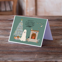 Load image into Gallery viewer, South Russian Sheepdog Christmas Everyone Greeting Cards -  Blank Note Cards – 8-Pack of Artist-Designed Cards with Envelopes