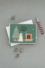Load image into Gallery viewer, South Russian Sheepdog Christmas Everyone Greeting Cards -  Blank Note Cards – 8-Pack of Artist-Designed Cards with Envelopes