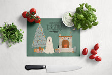 Load image into Gallery viewer, South Russian Sheepdog Christmas Everyone Glass Cutting Boards – Durable, Decorative Kitchen Art Large CK7587LCB