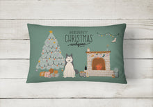 Load image into Gallery viewer, West Siberian Laika Spitz Christmas Everyone Canvas Fabric Decorative Pillow CK7588PW1216