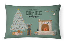 Load image into Gallery viewer, Manchester Terrier Christmas Everyone Canvas Fabric Decorative Pillow CK7591PW1216