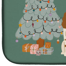 Load image into Gallery viewer, Russian Spaniel Christmas Everyone Dish Drying Mat – Absorbent, Artistic Kitchen Essentials CK7594DDM