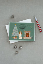 Load image into Gallery viewer, Russian Spaniel Christmas Everyone Greeting Cards -  Blank Note Cards – 8-Pack of Artist-Designed Cards with Envelopes