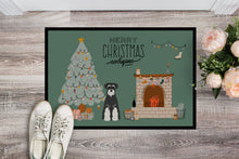 Load image into Gallery viewer, Salt and Pepper Standard Schnauzer Christmas Everyone Doormat - 18x27 Decorative Floor Mat – Indoor/Outdoor Rug with Artistic Flair CK7596MAT