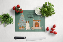 Load image into Gallery viewer, Saint Bernard Christmas Everyone Glass Cutting Boards – Durable, Decorative Kitchen Art Large CK7598LCB
