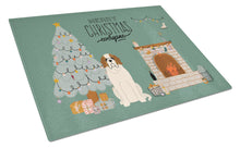 Load image into Gallery viewer, Saint Bernard Christmas Everyone Glass Cutting Boards – Durable, Decorative Kitchen Art Large CK7598LCB
