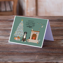 Load image into Gallery viewer, Greater Swiss Mountain Dog Christmas Everyone Greeting Cards -  Blank Note Cards – 8-Pack of Artist-Designed Cards with Envelopes
