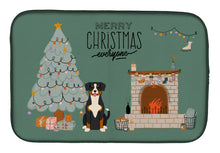 Load image into Gallery viewer, Entlebucher Christmas Everyone Dish Drying Mat – Absorbent, Artistic Kitchen Essentials CK7601DDM
