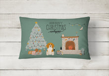 Load image into Gallery viewer, Tricolor Beagle Christmas Everyone Canvas Fabric Decorative Pillow CK7603PW1216
