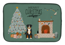 Load image into Gallery viewer, Appenzeller Sennenhund Christmas Everyone Dish Drying Mat – Absorbent, Artistic Kitchen Essentials CK7606DDM