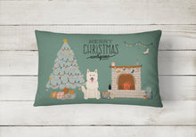 Load image into Gallery viewer, White German Shepherd Christmas Everyone Canvas Fabric Decorative Pillow CK7608PW1216