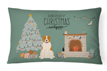 Load image into Gallery viewer, Central Asian Shepherd Dog Christmas Everyone Canvas Fabric Decorative Pillow CK7612PW1216