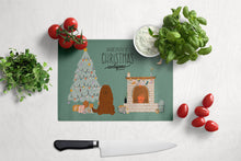 Load image into Gallery viewer, Caucasian Shepherd Dog Christmas Everyone Glass Cutting Boards – Durable, Decorative Kitchen Art Large CK7613LCB