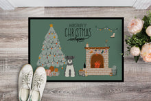 Load image into Gallery viewer, Salt and Pepper Miniature Schnauzer Christmas Everyone Doormat - 24x36 Decorative Floor Mat – Indoor/Outdoor Rug with Artistic Flair CK7617JMAT