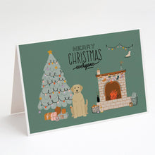 Load image into Gallery viewer, Yellow Labrador Christmas Everyone Greeting Cards -  Blank Note Cards – 8-Pack of Artist-Designed Cards with Envelopes