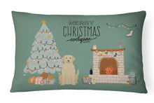 Load image into Gallery viewer, Yellow Labrador Christmas Everyone Canvas Fabric Decorative Pillow CK7618PW1216