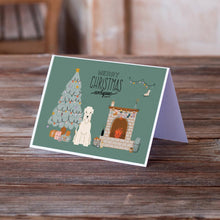Load image into Gallery viewer, Soft Coated Wheaten Terrier Christmas Everyone Greeting Cards -  Blank Note Cards – 8-Pack of Artist-Designed Cards with Envelopes