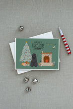 Load image into Gallery viewer, Bouvier des Flandres Christmas Everyone Greeting Cards -  Blank Note Cards – 8-Pack of Artist-Designed Cards with Envelopes