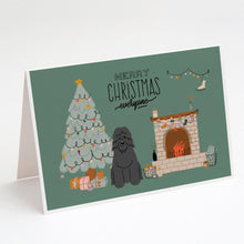 Load image into Gallery viewer, Bouvier des Flandres Christmas Everyone Greeting Cards -  Blank Note Cards – 8-Pack of Artist-Designed Cards with Envelopes