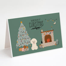 Load image into Gallery viewer, Bichon Frise Christmas Everyone Greeting Cards -  Blank Note Cards – 8-Pack of Artist-Designed Cards with Envelopes