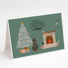 Load image into Gallery viewer, Beauce Shepherd Dog Christmas Everyone Greeting Cards -  Blank Note Cards – 8-Pack of Artist-Designed Cards with Envelopes