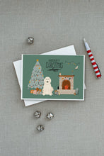 Load image into Gallery viewer, Great Pyrenese Christmas Everyone Greeting Cards -  Blank Note Cards – 8-Pack of Artist-Designed Cards with Envelopes
