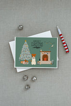 Load image into Gallery viewer, Wire Fox Terrier Christmas Everyone Greeting Cards -  Blank Note Cards – 8-Pack of Artist-Designed Cards with Envelopes