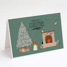 Load image into Gallery viewer, Jack Russell Terrier Christmas Everyone Greeting Cards -  Blank Note Cards – 8-Pack of Artist-Designed Cards with Envelopes