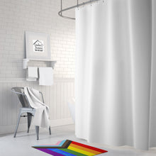 Load image into Gallery viewer, Gay Pride Progress Pride All are Welcome Machine Washable Memory Foam Mat
