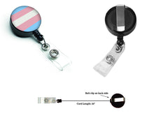 Load image into Gallery viewer, Transgender Pride Retractable Badge Reel