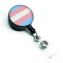Load image into Gallery viewer, Transgender Pride Retractable Badge Reel