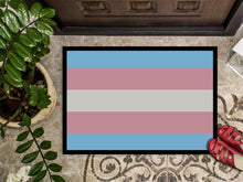 Load image into Gallery viewer, Transgender Pride Doormat - 18x27 Decorative Floor Mat – Indoor/Outdoor Rug with Artistic Flair
