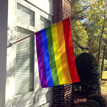 Load image into Gallery viewer, Gay Pride Flag Canvas House Size
