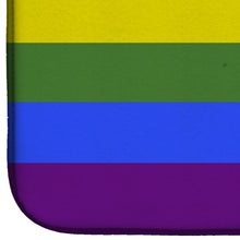 Load image into Gallery viewer, Gay Pride Dish Drying Mat – Absorbent, Artistic Kitchen Essentials