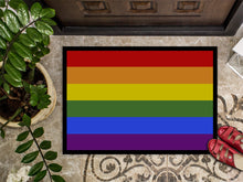 Load image into Gallery viewer, Gay Pride Doormat - 18x27 Decorative Floor Mat – Indoor/Outdoor Rug with Artistic Flair
